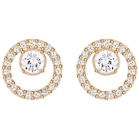 rose gold earrings american swiss|swarovski rose gold earrings uk.